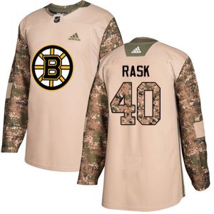 Herren Boston Bruins Eishockey Trikot Tuukka Rask #40 Authentic Camo Veterans Day Practice